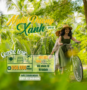 Ben Tre Riverside Resort - Gói Nghỉ Dưỡng Xanh 2N1D
