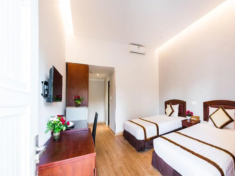 Deluxe Hướng vườn - 2 giường - Sky Star Beach Resort