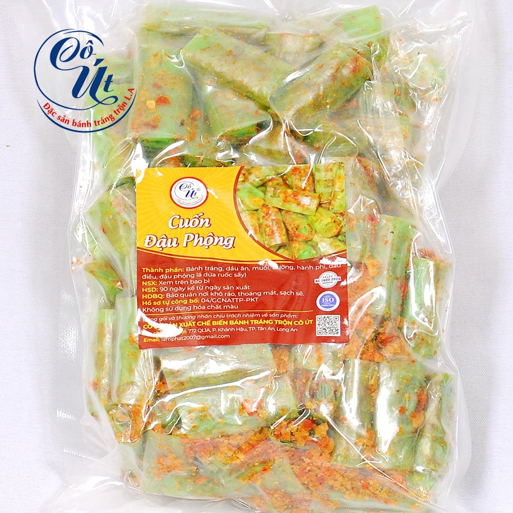 [Date xa] Bánh tráng cuốn đậu phộng Cô Út thơm ngon, lạ miệng