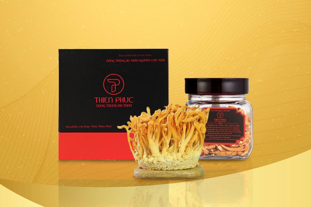 Đông Trùng Hạ Thảo Thiên Phúc Sấy Đông khô 30g