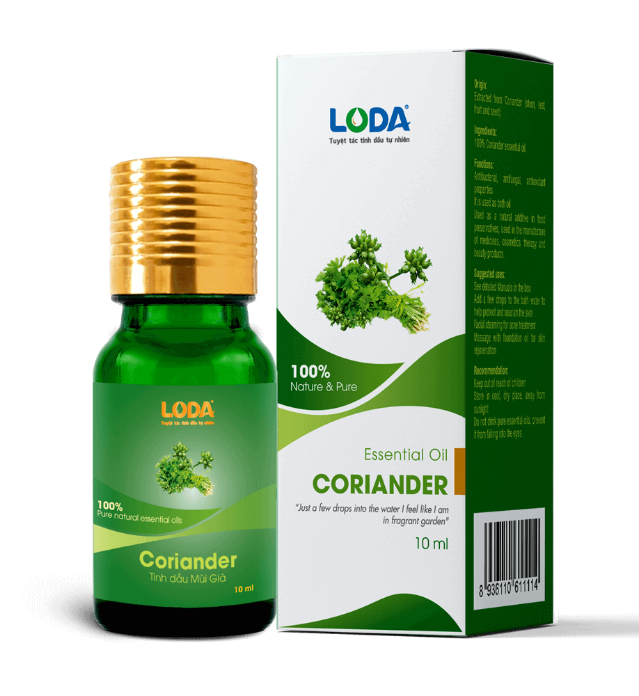 Tinh dầu Mùi Già (Ngò Rí) 10ml (thiên nhiên - nguyên chất)