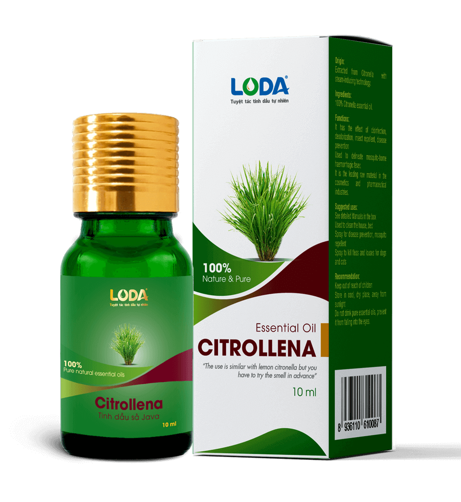 Tinh dầu Sả Java 10ml (thiên nhiên - nguyên chất)