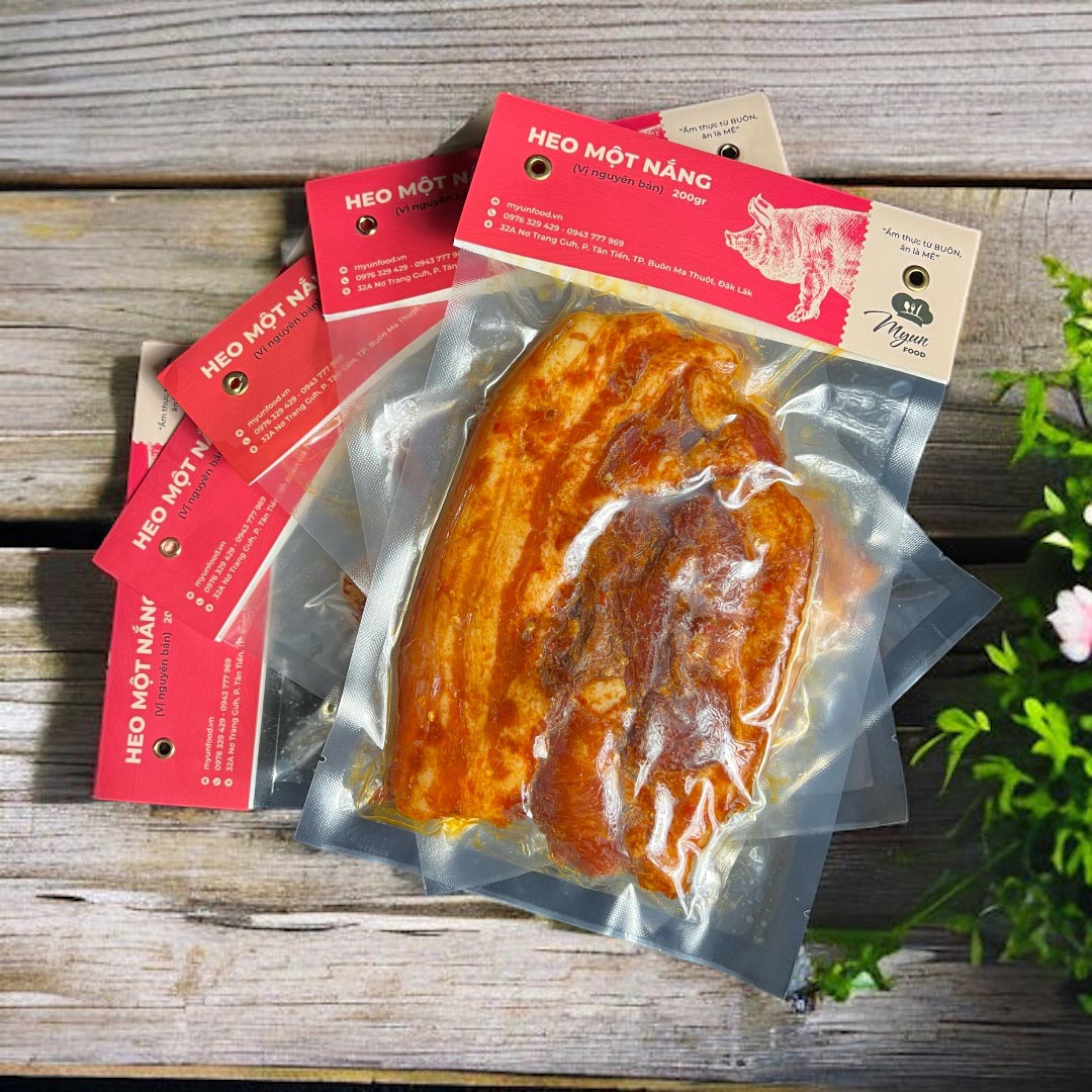Heo Một Nắng Đăk Lăk (Vị Nguyên Bản) 1Kg - Myun Food Ẩm Thực Buôn Mê