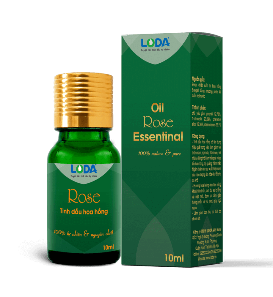Tinh dầu Hoa Hồng 10ml (thiên nhiên - nguyên chất)