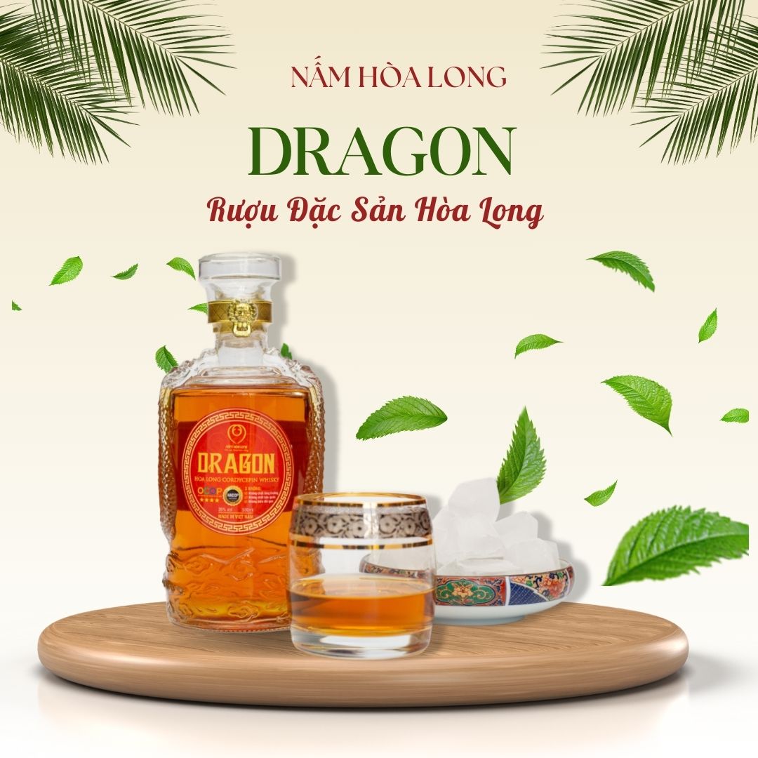 Rượu nếp đông trùng hạ thảo DRAGON