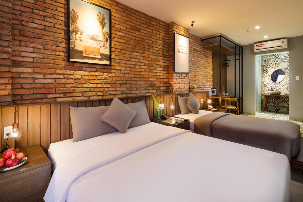 Family Room with Sea View, 02 King Beds - Marilyn Boutique Hotel Nha Trang