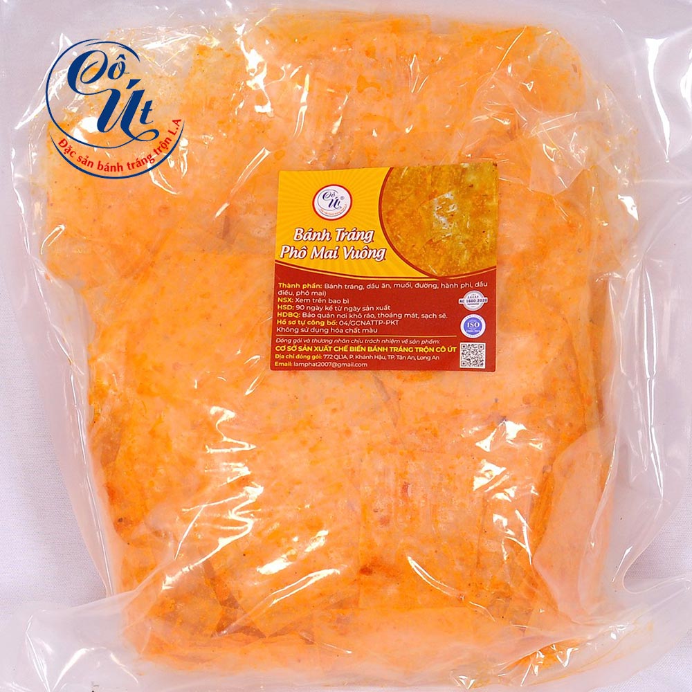 [Date xa] Bánh tráng phô mai vuông Cô Út thơm ngon, lạ miệng