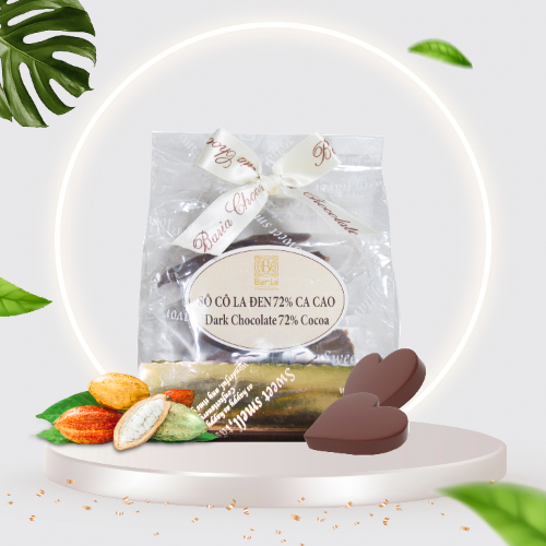 Sô cô la đen trái tim 100g