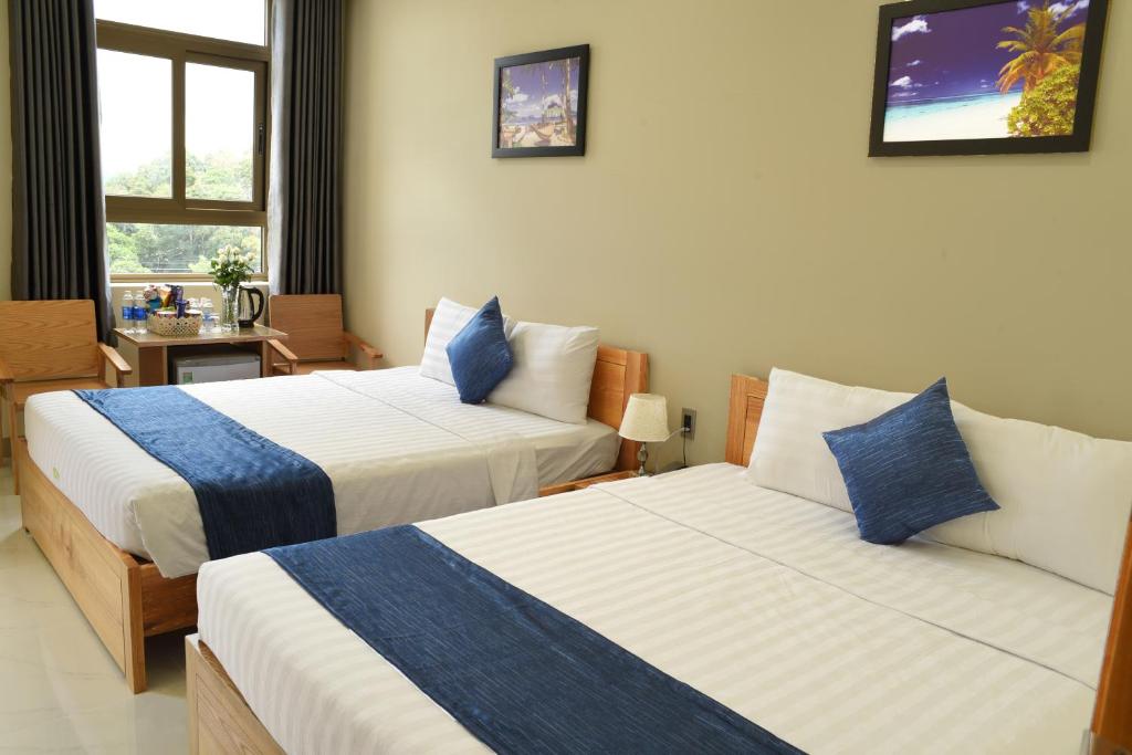 Phòng Deluxe 2 Giường Đơn Nhìn Ra Biển - Lucky Star Hồ Tràm