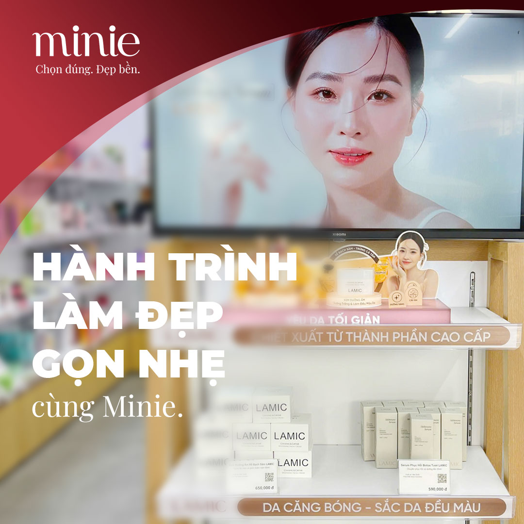 Hành trình làm đẹp gọn nhẹ cùng Minie