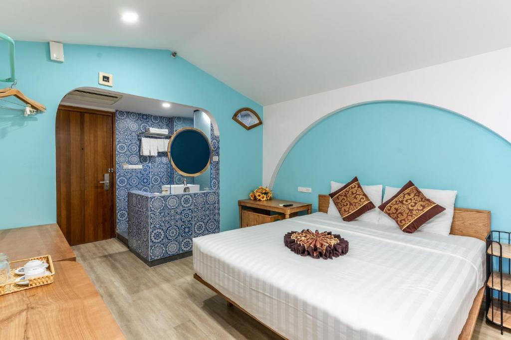 Phòng Giường Đôi Có Bồn Tắm Spa - Prime New Hotel