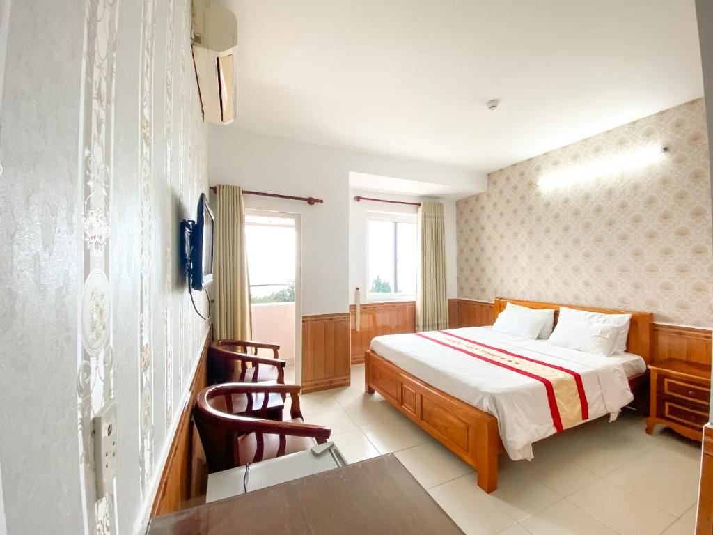 Phòng Deluxe giường đôi hướng nhìn ra biển