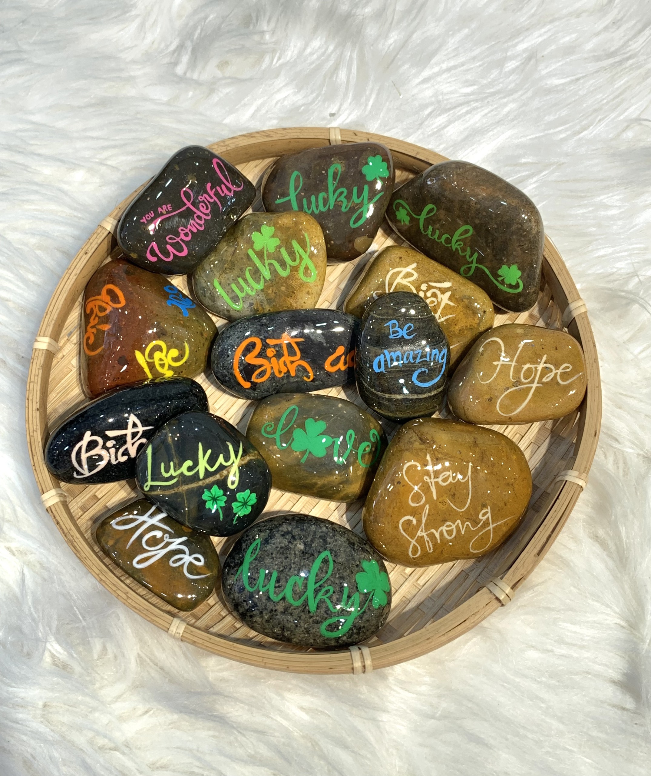 Chữ tạo động lực Tặng túi voan