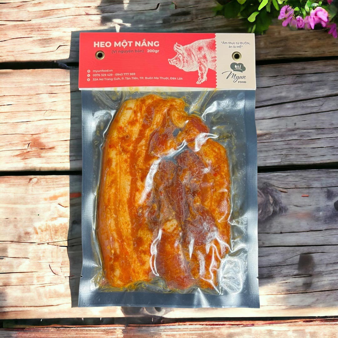 Heo Một Nắng Đăk Lăk (Vị Nguyên Bản) 200gr - Myun Food Ẩm Thực Buôn Mê