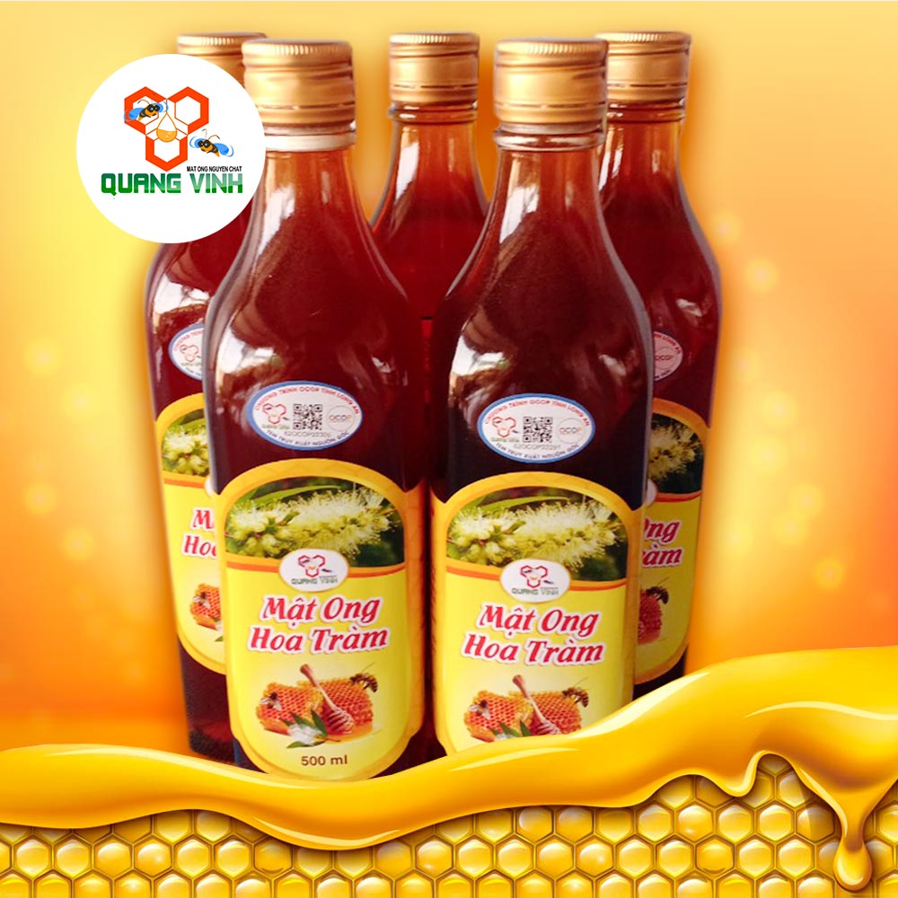 Mật ong hoa tràm (500ml)