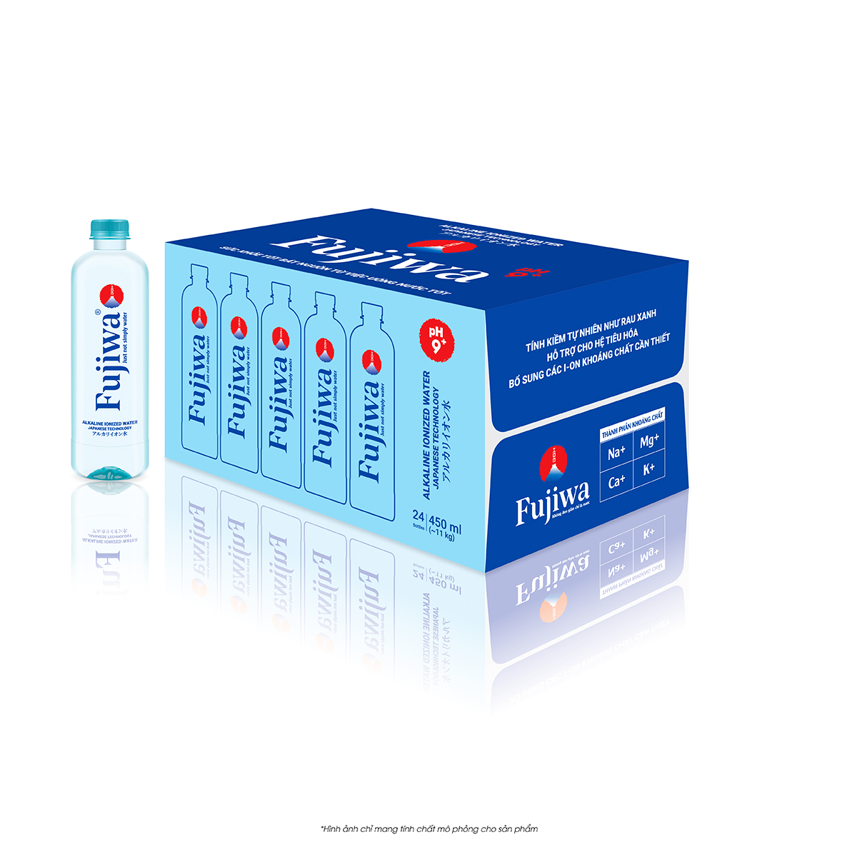 Nước uống ion kiềm alkaline Fujiwa 450ml