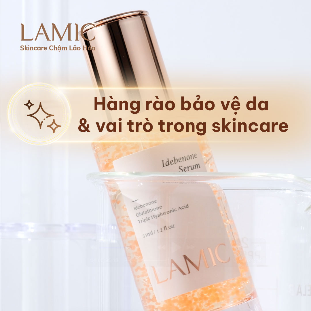 Hàng rào bảo vệ da và vai trò trong skincare chậm lão hoá
