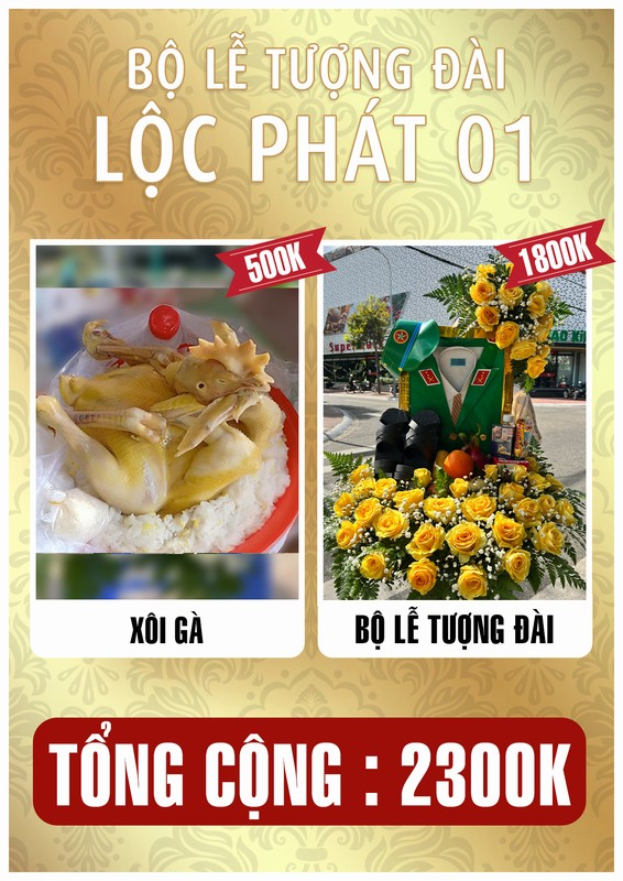 Bộ lễ tượng Đài Lộc Phát 1